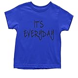 Kids (Black Print) It's Everyday Bro T-Shirt X-Large Royal Blue