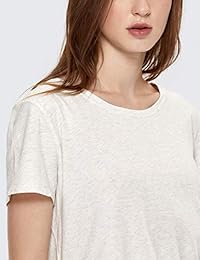 CRZ YOGA playera de manga corta para mujer, de algodón