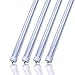 JOMITOP 8ft Led Tube Light,T8 LED Light Bulb 8 Foot, 45W (100W Equivalent),Single Pin FA8 Base Led Shop Lights,Dual-Ended Power, Cold White 6000K, 5400LM, Clear Cover, AC 85-277V 4 Pack