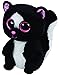Ty Beanie Boos Flora Black/White Skunk Plush