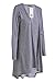 ACEVOG Womens Solid Essential Long Cascading Open Front High-Low Hem Cardigan