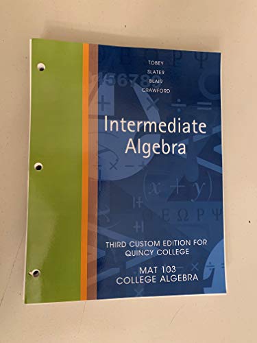 Beginning and Intermediate Algebra, 1/e 1323436049 Book Cover