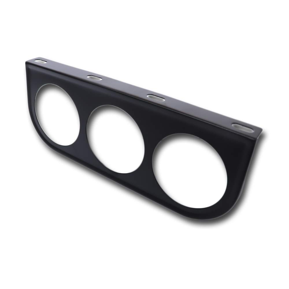 Gauges MOTOR METER RACING Universal Single Gauge Mounting Bracket Black