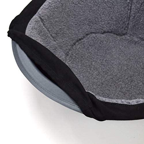 Hepper - Nest Cat Bed - Modern Cat Furniture - Cat Bowl with Removable & Washable Fleece Liner -r - Herringbone