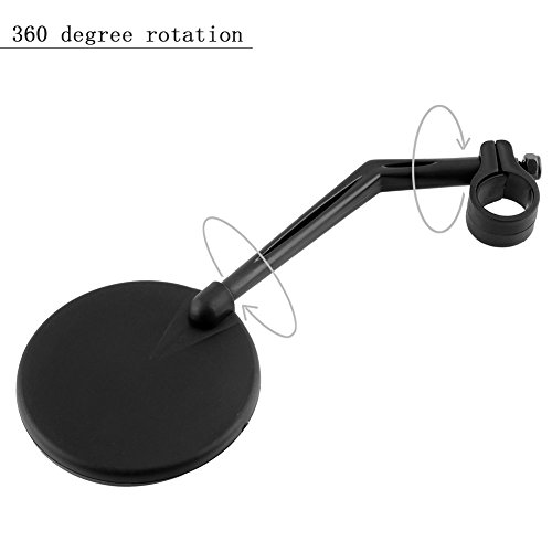 image for Being funny A Pair of Glass Bike Mirrors Cycle Mirrors 360 Rotation Bi