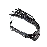 ULTRA DNA TM Flogger Rubber Flirting Whip Black