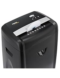 Trituradora de papel Basics de alta seguridad, 12 hojas, Negro Paquete de 10
