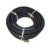 ARGON GAS WELDING HOSE, 1/4 IN X 50 FT, W INERT GAS