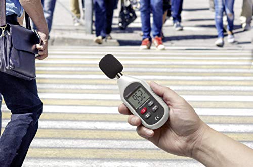 Voltcraft Mini Sound Level Meter SL-10, Dark/Light Grey, Parameters, Frequency, Pitched Sound dBA - Thumbnail 4