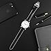 iStrap 18 19 20 21 22mm Genuine Leather Watch Band Padded Calfskin Strap Steel Butterfly Deployant Clasp Super Soft(Six Color Choose)