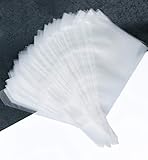 ilauke 200PCS Disposable Pastry Bags Extra Thick Icing Piping Bags [32 x 20 cm] for Baking Supplies,Cupcakes,DIY Cake Decoration Supplies