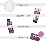 accentra Botanic Spa Bath Gift Set for Women Green Tea Lemon Verbena 4 Pc view 3