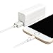 Omars 3217553 4ft Lightning 8pin to USB SYNC Cable Charger Cord (White)