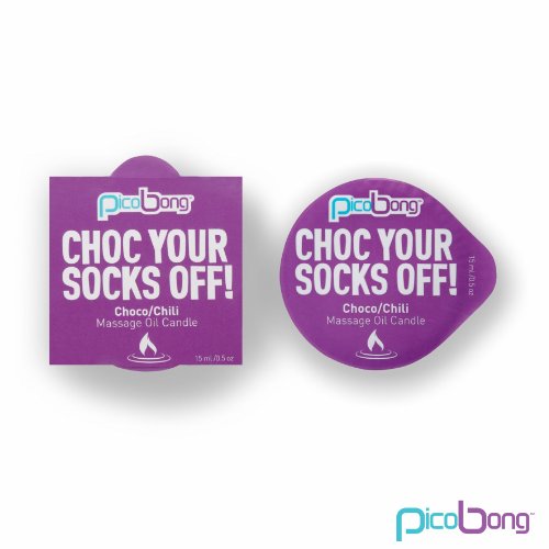 Pico Bong Massage Oil Candle Chocolate/Chili