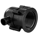 JR Products 95195 Exterior Evacuation Drain Trap , Black