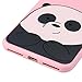 Sunbona iPhone 8 Plus Case, 3D Cartoon Animals Cute Bare Bears Soft Silicone Case Skin for iPhone 8 Plus 5.5 Inch (Pink)