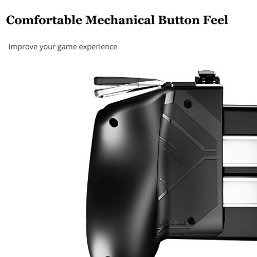 Newseego Mobile Game Controllers,[Upgrade Version] Sensitive Shoot Aim Multiple Color Combinations Gaming Grip with Gaming Trigger for Knives Out/Rules of Survival for Android & iOS-Black+White