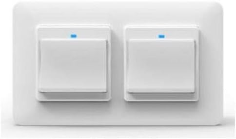 SMART HOME Dos Interruptores WIFI Empotrar Blanco