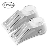 Door Window Alarm, Toeeson Upgrade Wedge Door Stop Alarm with Siren Light, Door Security Alarm for Home Hotel Travel