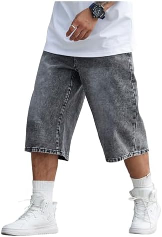 Casual Classic Destroyed Denim Short Loose Fit Classic Shorts