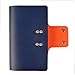 Nicely Neat Leatherette Business Card / Credit Card Organizer Book, 96-Cell, Marine Blue