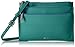 Table Treasures Tri Zip Crossbody Wallet, Peacock, One Size