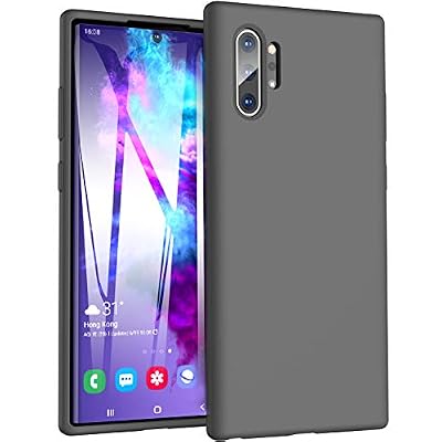 Buy TOZO for Samsung Galaxy Note 10 Plus Case 2019 Liquid Silicone Gel  Rubber Shockproof Shell Ultra-Thin [Slim Fit] Soft 4 Side Full Protection  Cover for Samsung Galaxy Note 105G [Black Online