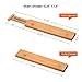 Luckllsa 4 Pack Bamboo Drawer Dividers, Adjustable & Expandable Kitchen Drawer Organizer, Ideal for Kitchen,Dresser,Bathroom,Bedroom,Baby Drawer,Desk（Natural, 12.4-17.3IN）