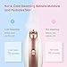 Lavany Facial Steamer Nano Ionic Hot & Cool Mist Moisturizing Face Steamer Sprayer with Aromatherapy Basket, 180 ML Water Tank