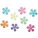 iDesign 30226 Floral Plastic Non-Slip Safety Tub Treadz for Shower, Bathtub , 4