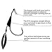 Reaction Tackle Bladed Swimbait Hooks - Bass Fishing Hook with Underspin 1/8-4/0