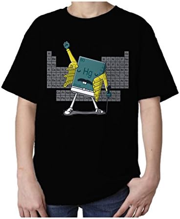 I Love Science Big Boys' Freddie Mercury T-Shirt Medium Black