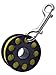 Finger Reel with Brass Clip Wreck Scuba Diving Tech Spool 3 Sizes, Medium 100 FT