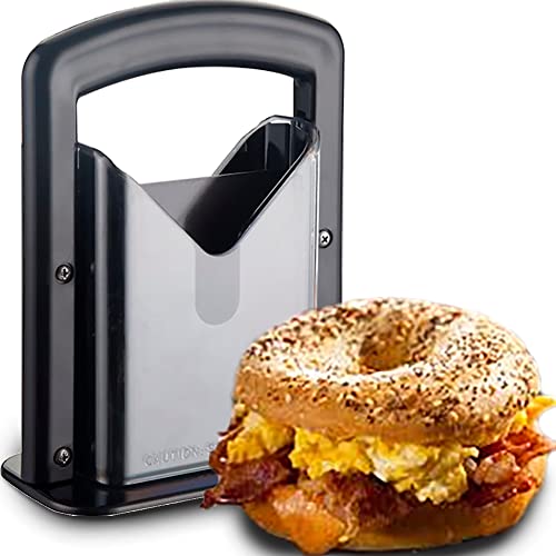 Bagel Bagel Cutter,BuiltIn Safety Shield,Easy and