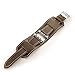 Valkit Bands Compatible with Apple Watch Band 38mm 40mm 42mm 44mm, Genuine Leather Strap Replacement Wristband with Metal Adapter Clasp for Men Women iWatch Series SE 6 5 4 3 2 1, Cuff - Brownness