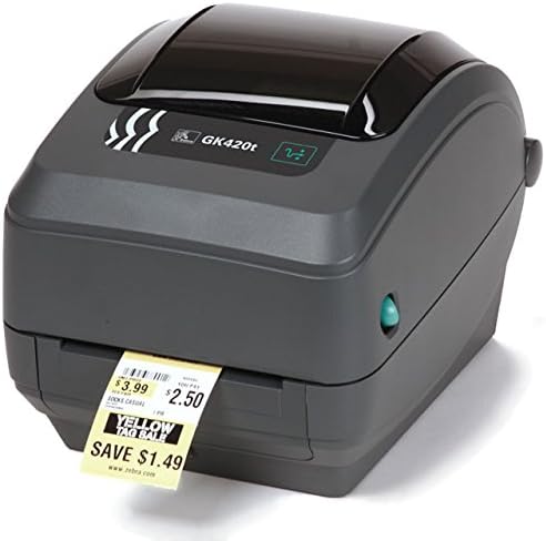 Zebra Technologies GK42-102510-00GA GK420t Series 203dpi USB Thermal Transfer Desktop POS Printer