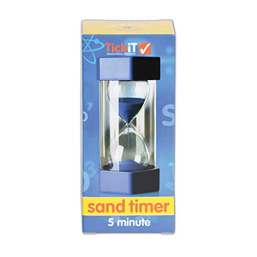 TickiT 9504 Sand Timer, 5 Minutes, Blue