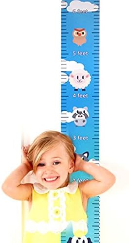 Colorful Height Chart -Growth Chart For Girls - Boys - Kids by Suhaship with Digital Printing | Baby Shower Gift-Nursery…