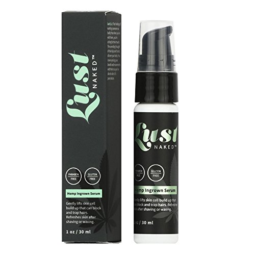 Lust Naked - Hemp Ingrown Serum, Post Wax, After Shave Cooling Gel, 1.0 oz.