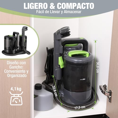 WORKPRO Upholstery Water Vacuum Cleaner, Upholstery Cleaner 450W, Carpet Vacuum Cleaner with Detergent, Carpet Cleaner, Upholstery Vacuum Machine, Sofa, 75 dB