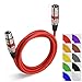 EBXYA XLR Cable 3ft 10 Color Packs- XLR Male to Female, Microphone Stage Patch Cords