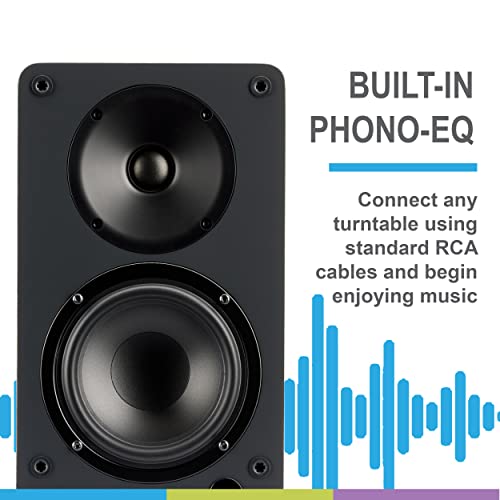 ELAC Debut ConneX 41/2" Powered Bookshelf Speakers With HDMI ARC, Pair