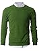 GIVON Mens Slim Fit Light Weight Crew-Neck Pullover Sweater