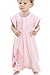 Nine States Baby SleepSack Cotton Wearable Blanket,Sleep Sack with Feet,Detachable Long Sleeves,Pink,Large
