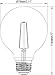 Bioluz LED 92 CRI G25 Globe Light Bulbs Clear Glass Filament 60W Replacement 5.5W Dimmable 2700K LED Bulb, Low Wattage Regular Light Bulbs LED, Bathroom Vanity Decor, 60W Edison Bulbs UL Listed-6-Pack