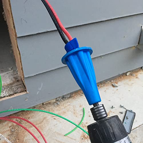 RackATiers Nut Blaster XL Tighten Wire Nuts with Drill, XL Yellow