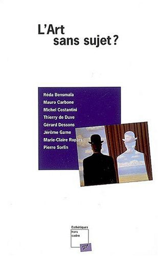 L' art sans sujet ?