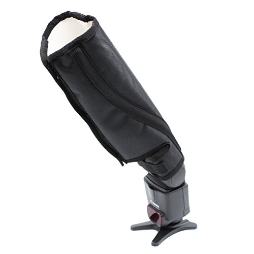 PhotoTrust Flashblender flexible fits for Canon Nikon Sony Pentax Fujiflim Olympus Panasonic and all cameras reflector Bounce Flash, Snoot, Gobo, Diffuser