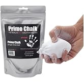 Primo Chalk 3oz. Cotton Pouch Chalk Ball: Loose Chalk for Weightlifting, Rock Climbing, &amp; Gymnastics, Non-Toxic, Made in The USA, Superior Grip