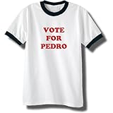 Vote for Pedro Short Sleeve Ringer T-Shirt - Small